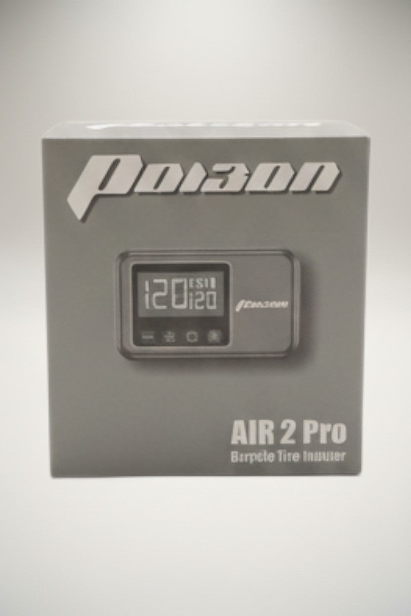 Exquisite Deal Shop Pokoon Air 2 Pro portable bicycle tire inflator with digital gauge and auto-shutoff, 120 PSI max.