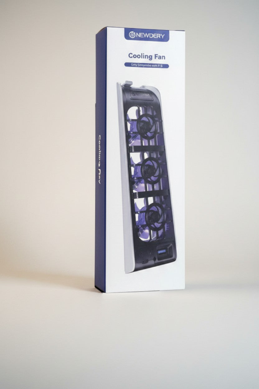 Exquisite Deal Shop Newdery PS5 cooling fan with triple fans and USB power, designed for PlayStation 5.