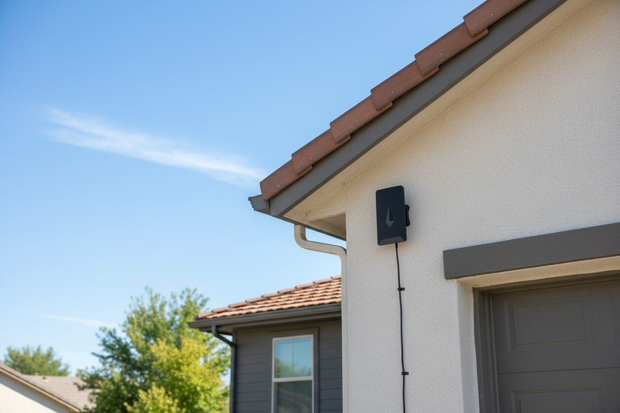 HD021 Antenna Outdoor Rooftop Lifestyle