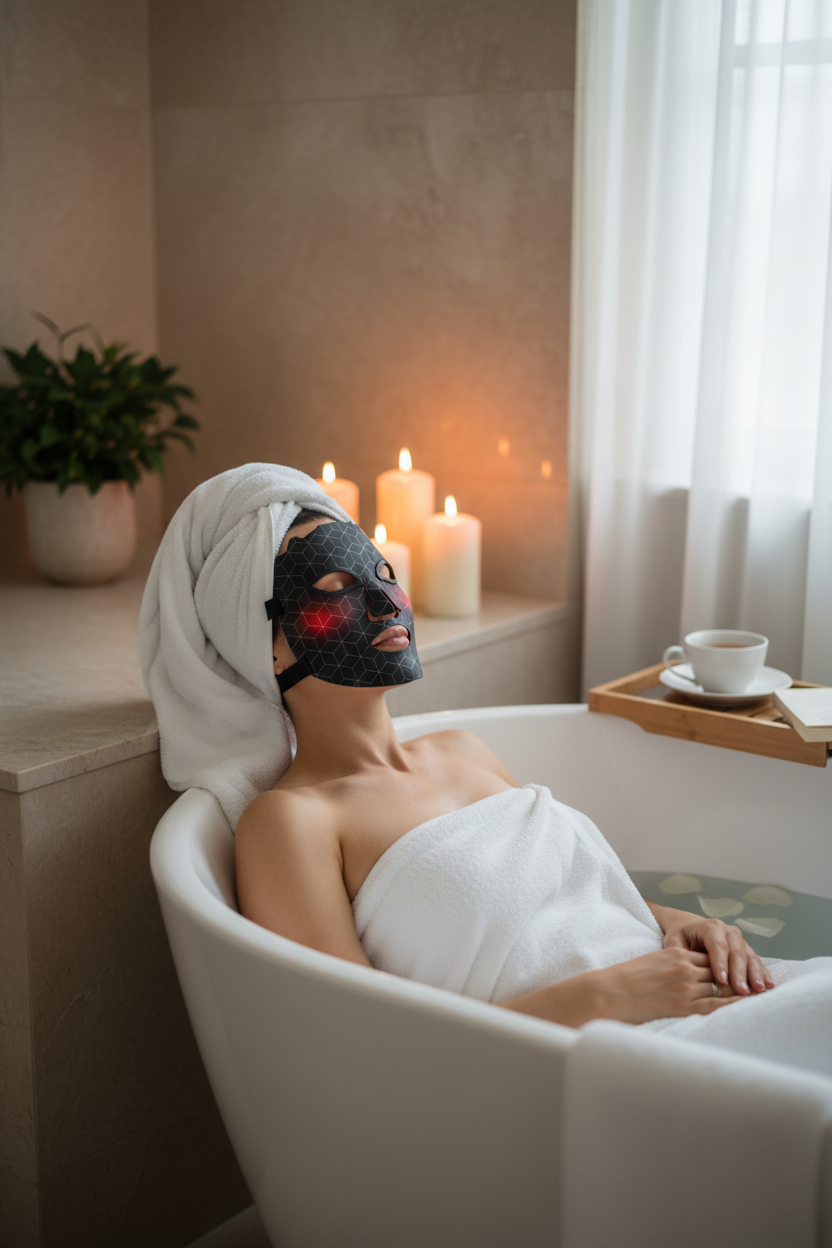 Red Photon Mask Spa Lifestyle