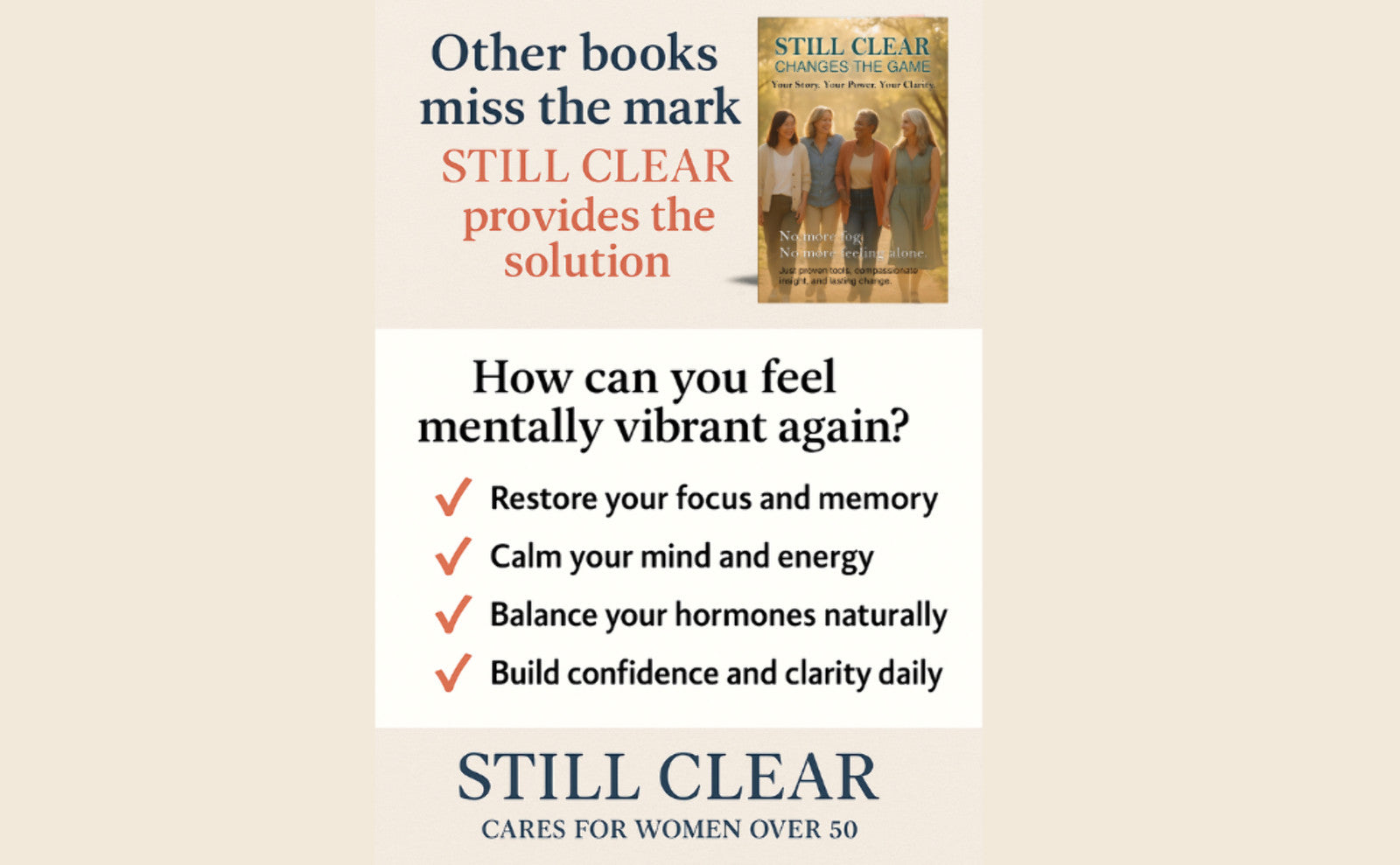 Still Clear: Sharpening Your Focus, Lifting the Fog Self-Help Book for Mental Clarity
