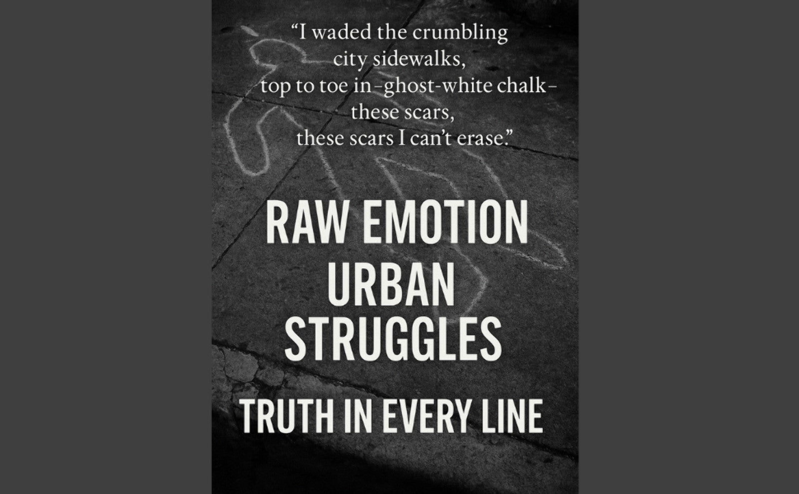 Urban Poetry and Truth: The Echo of the Streets (Paperback or Hardcover)
