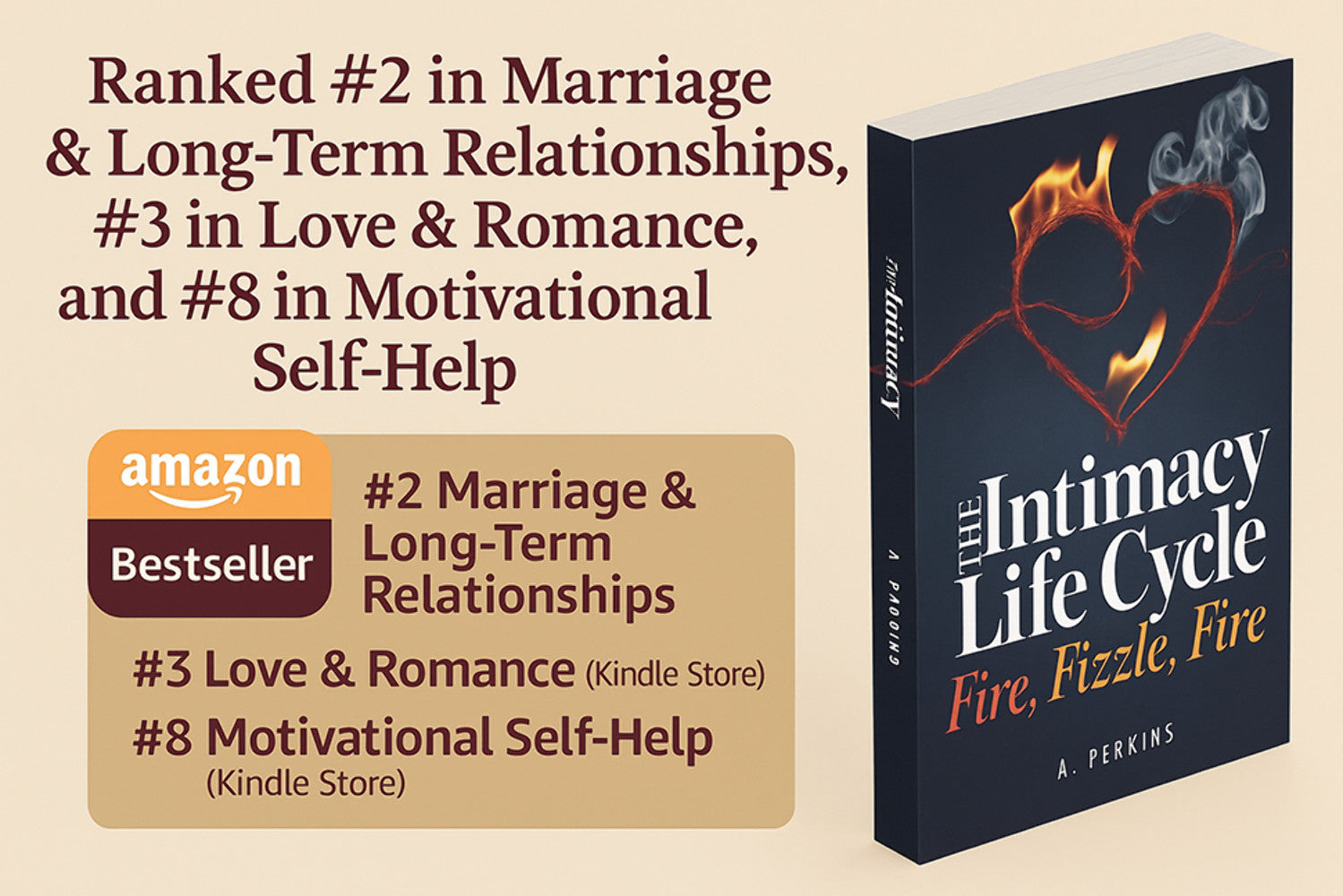 The Intimacy Life Cycle: Fire, Fizzle, and Fire - Relationship Guide (Paperback & Hardcover)