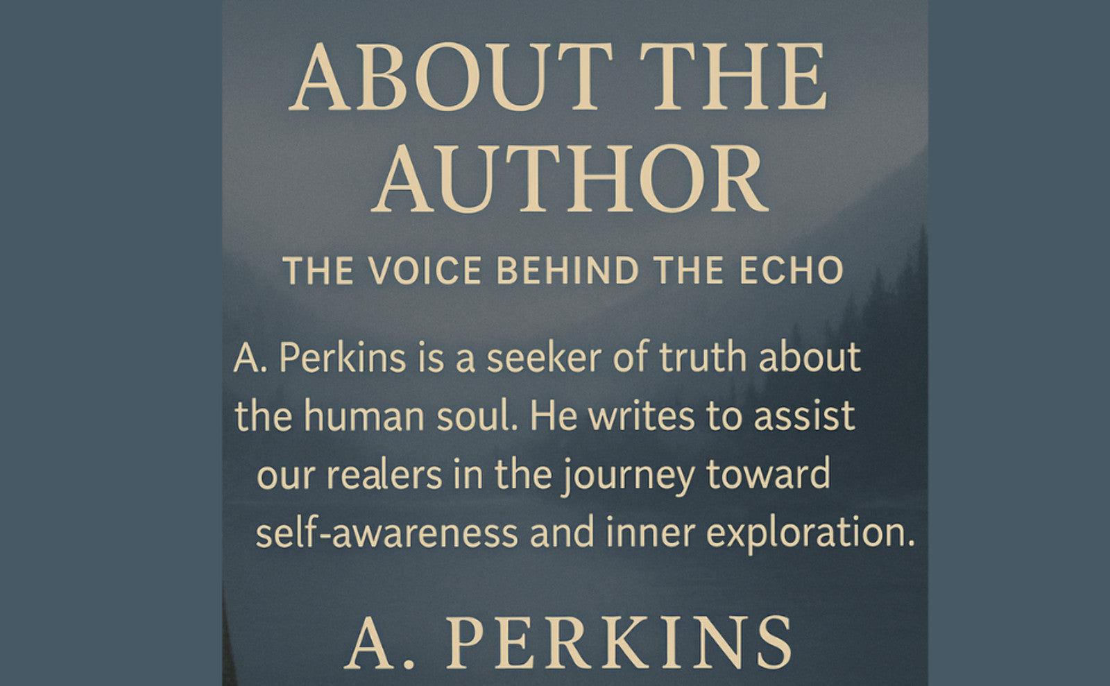 The Echo Within: Finding Peace, Power & Light Ahead - Self-Help Book (Paperback & Hardcover)