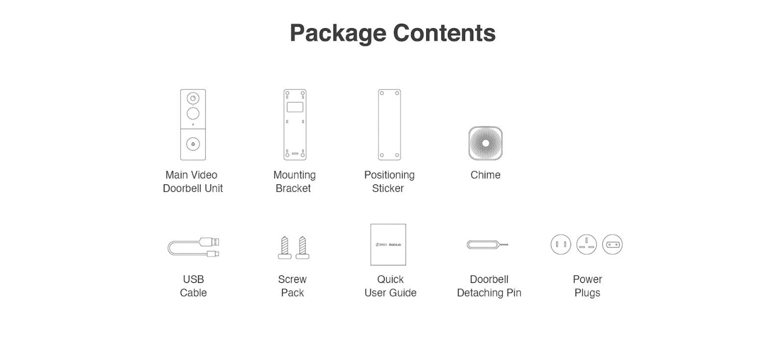 360 Botslab Video Doorbell R801 offers advanced security with sharp 3MP resolution and HD night vision