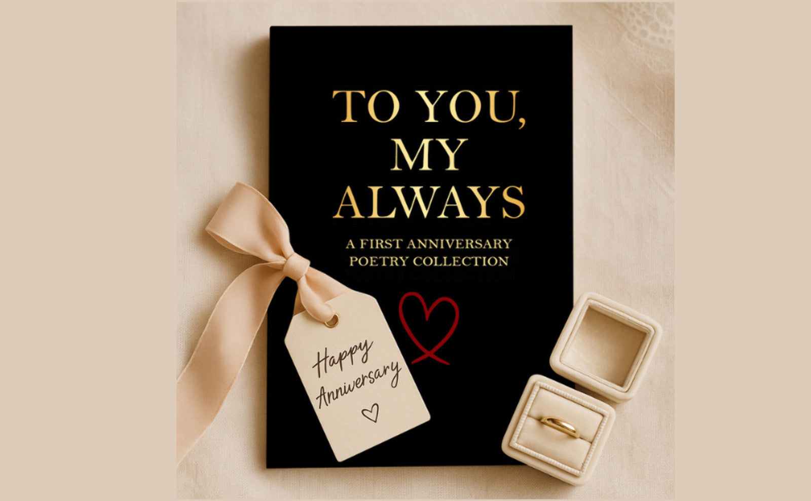 Para ti, mi siempre: Colección de poesía del primer aniversario - Poemas románticos de amor (libro de bolsillo y tapa dura)