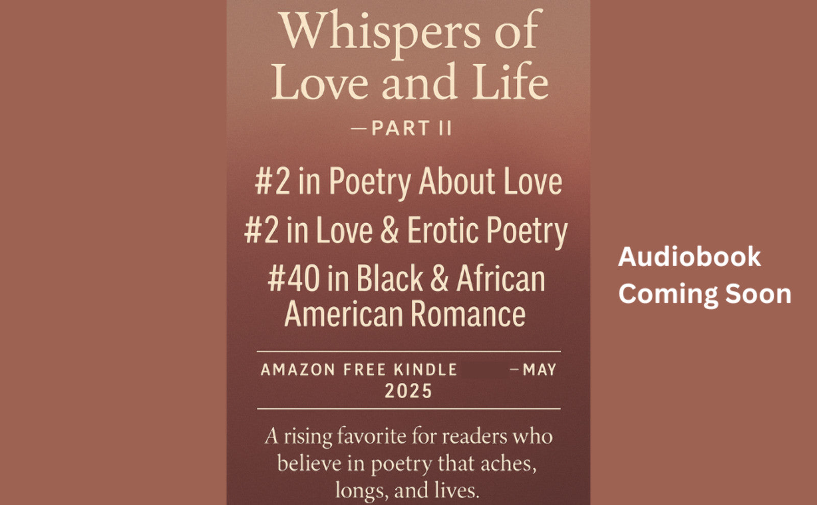 Whispers of Love and Life Part II - Inspirational Poetry Collection (Paperback & Hardcover)