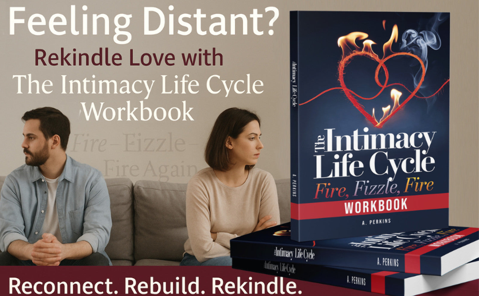 The Intimacy Life Cycle Workbook: Fire, Fizzle, Fire - Relationship Guide (Paperback & Hardcover)