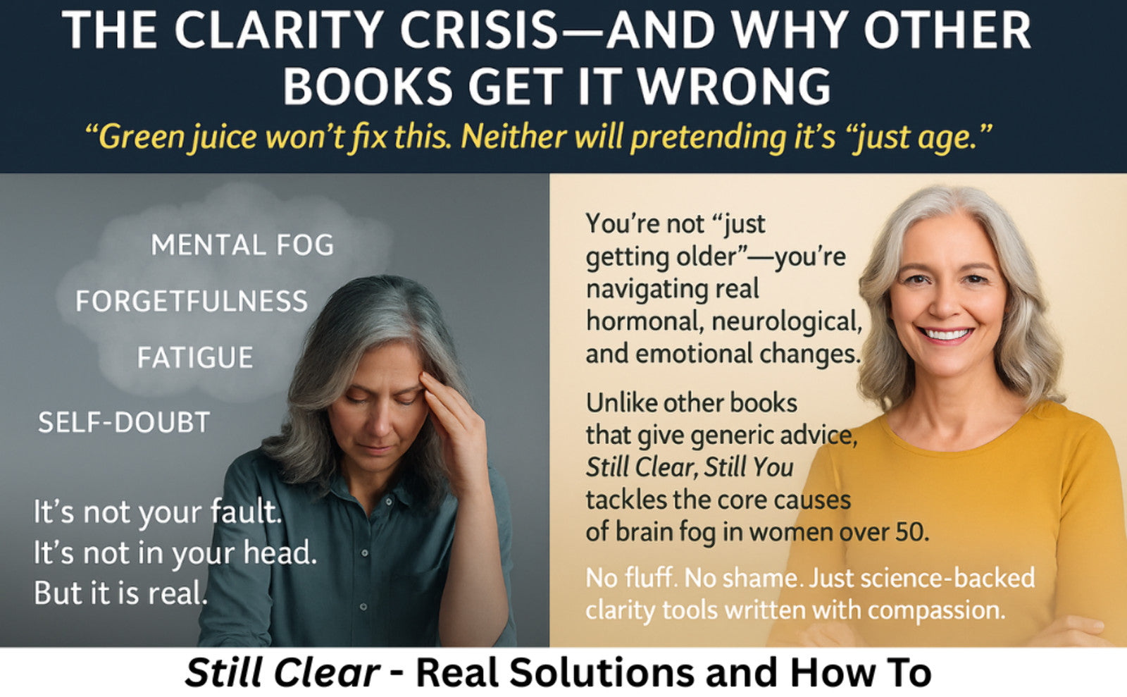 Still Clear: Sharpening Your Focus, Lifting the Fog Self-Help Book for Mental Clarity