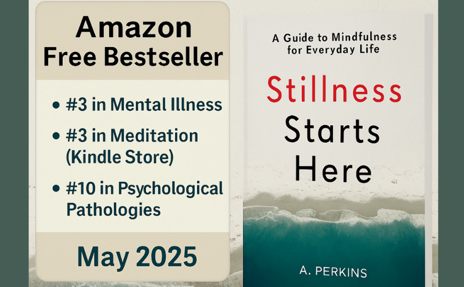 Stillness Starts Here: Mindfulness Meditation Guide for Real Life - Paperback & Hardcover