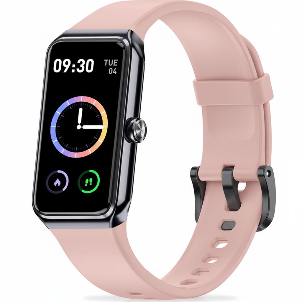 Smartwatch with Pink Band