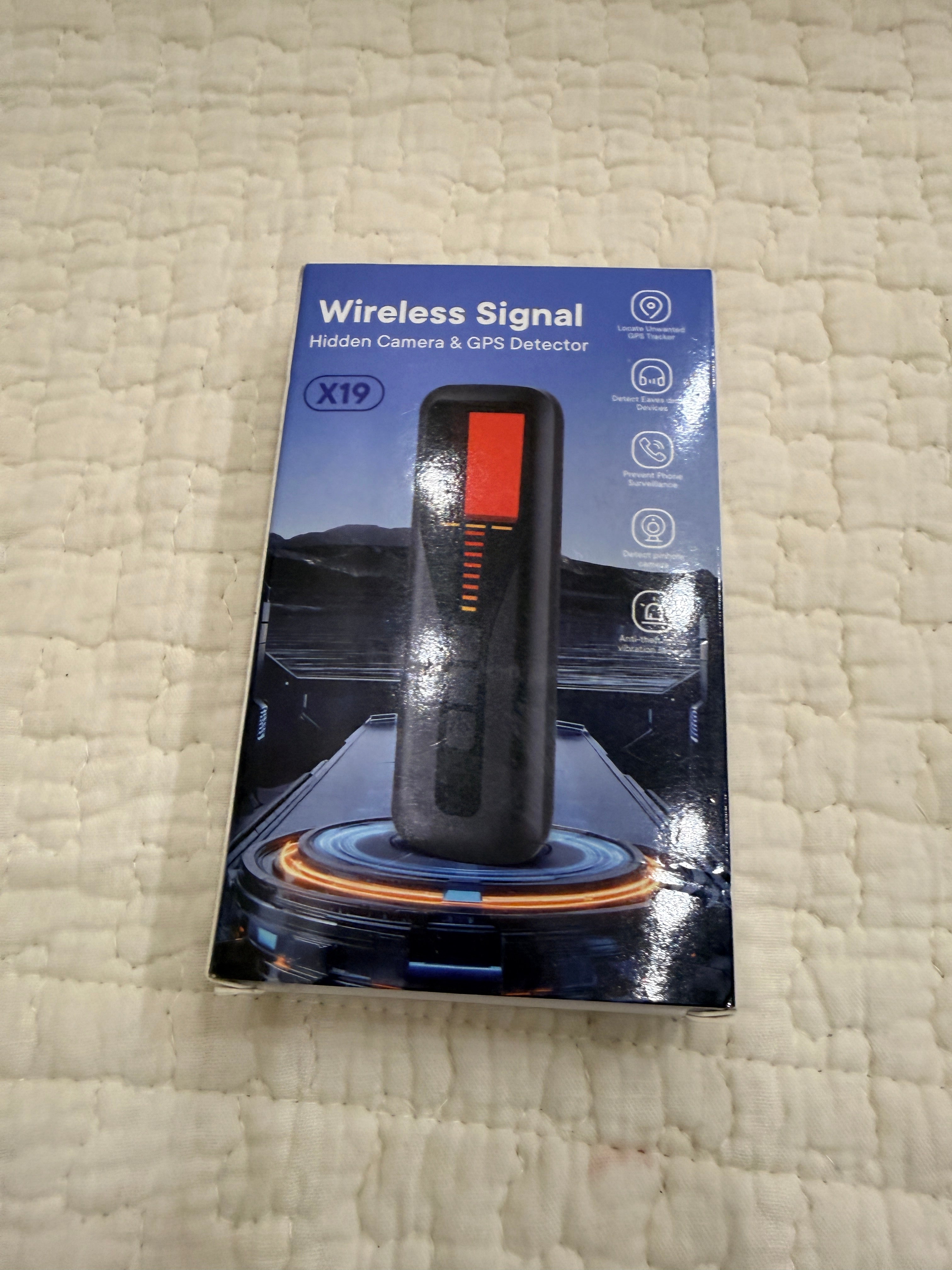 X19 Wireless Signal Hidden Camera GPS Detector Anti-Spy RF