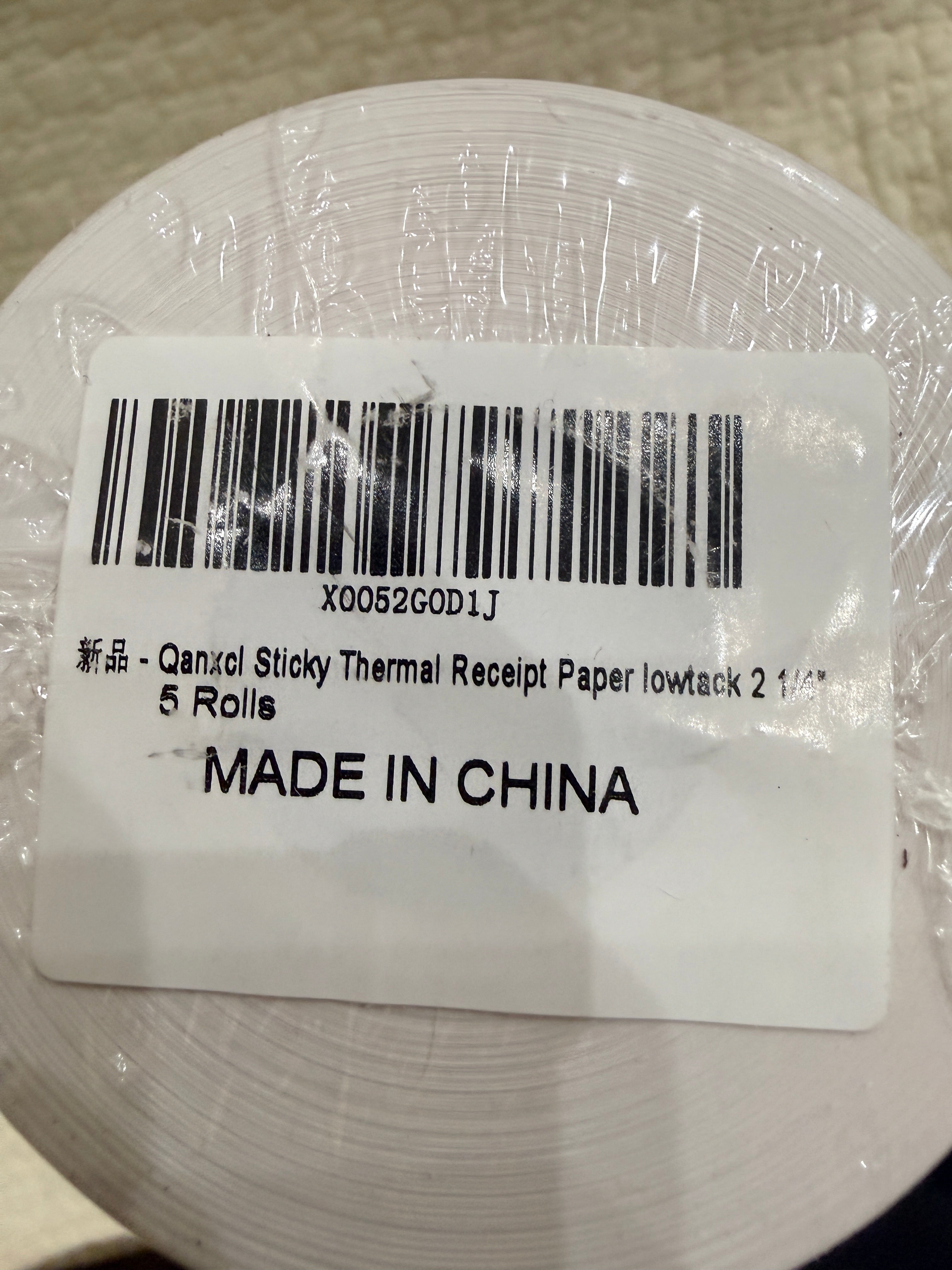 Receipt Paper product photo front