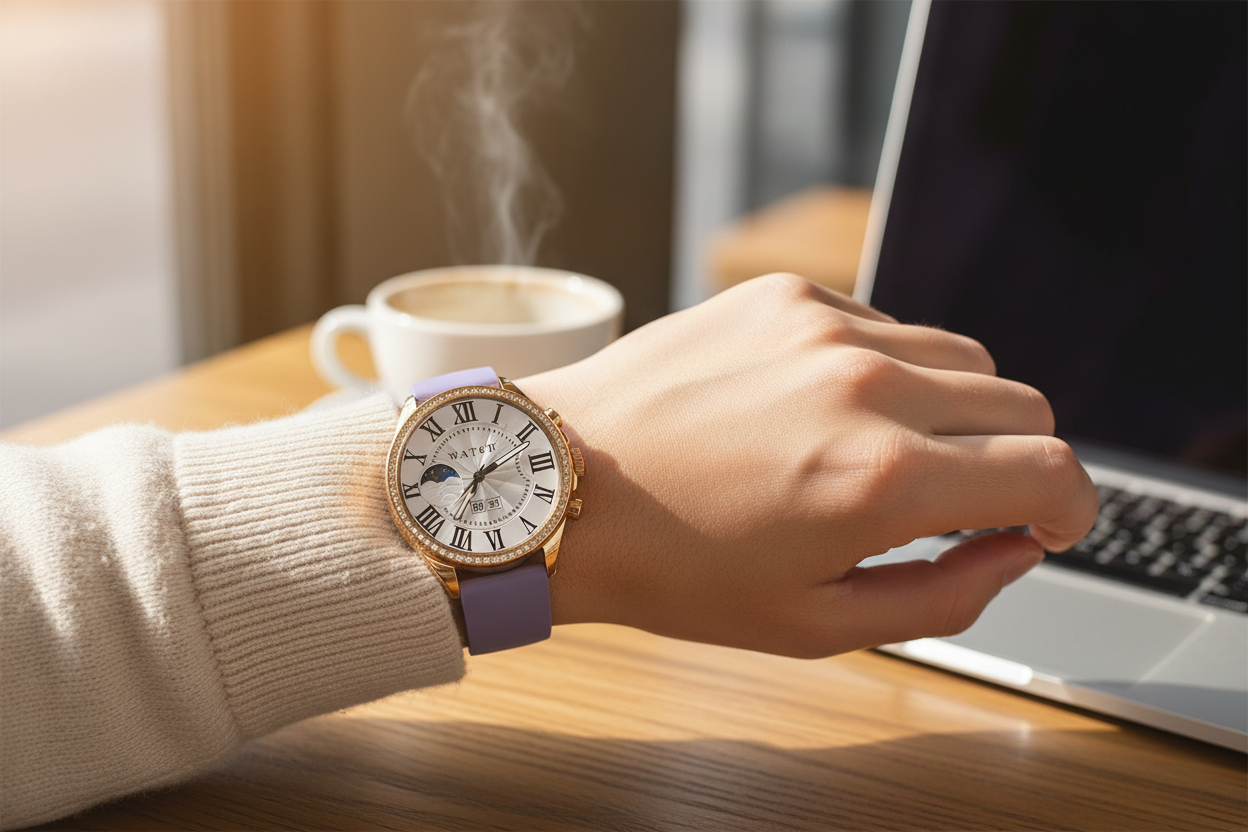 Watch in Casual Coffee Shop Setting
