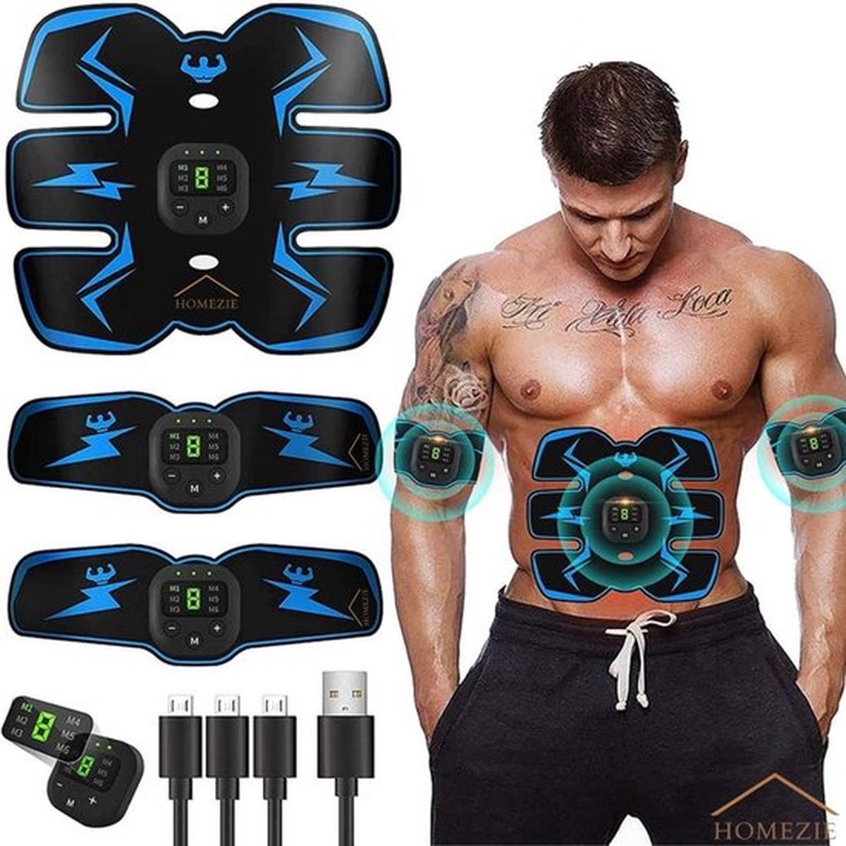 EMS Wireless Muscle Stimulator – Unisex Full Body Set