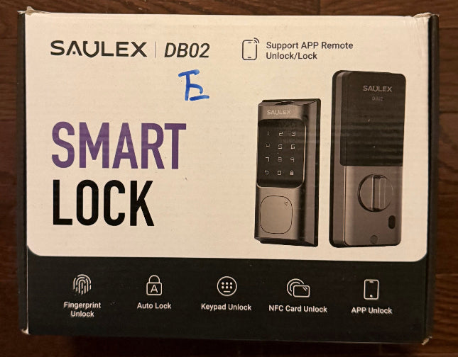 Advancing 6 in 1 smart wifi door lock  Saulex DB-02