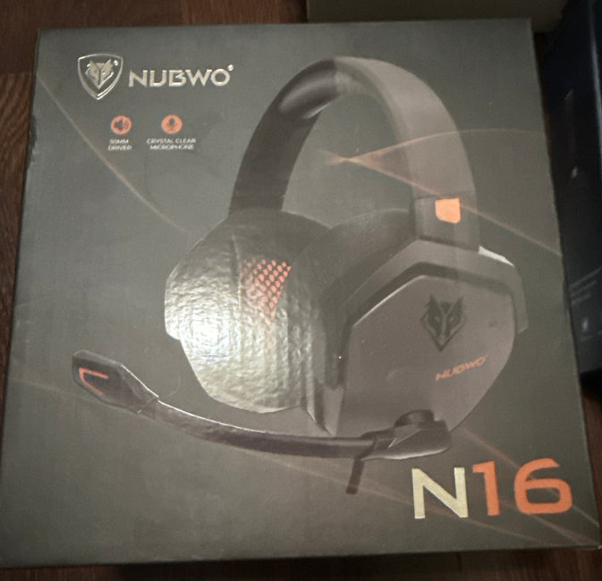 NUBWO N16 Gaming Headset - Noise Canceling Mic, Stereo Sound,