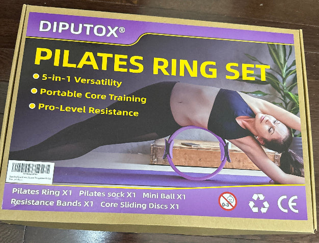 DIPUTOX 5-in-1 Pilates Ring Set delivers a versatile