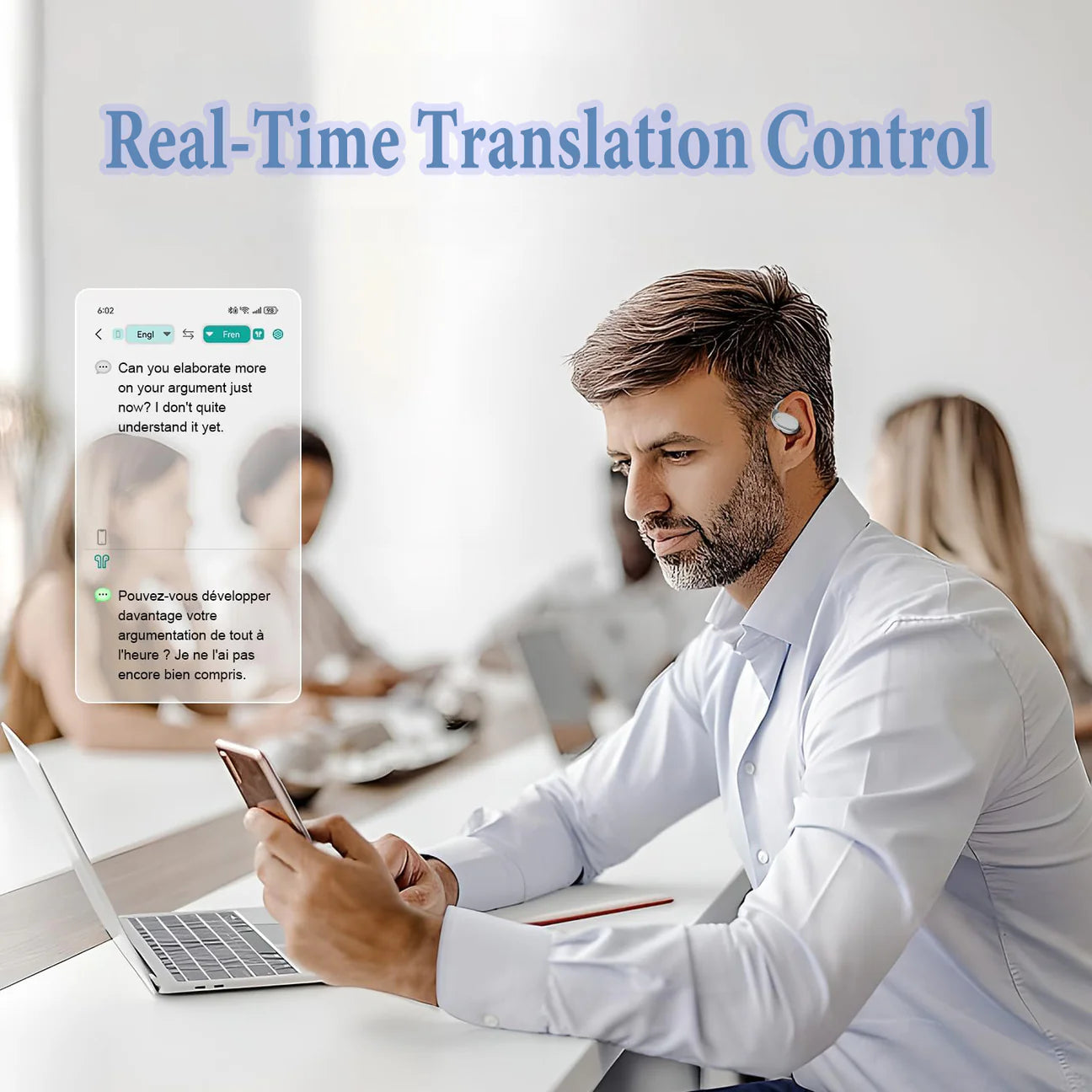 V18 Business Plus AI Translator Earbuds revolutionize multilingual communication