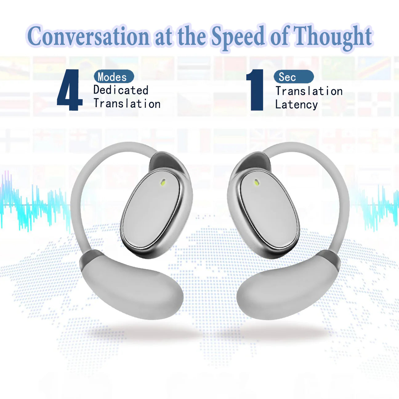V18 Business Plus AI Translator Earbuds revolutionize multilingual communication