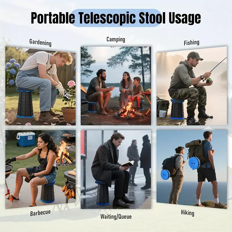Telescopic Stool Outdoor Portable