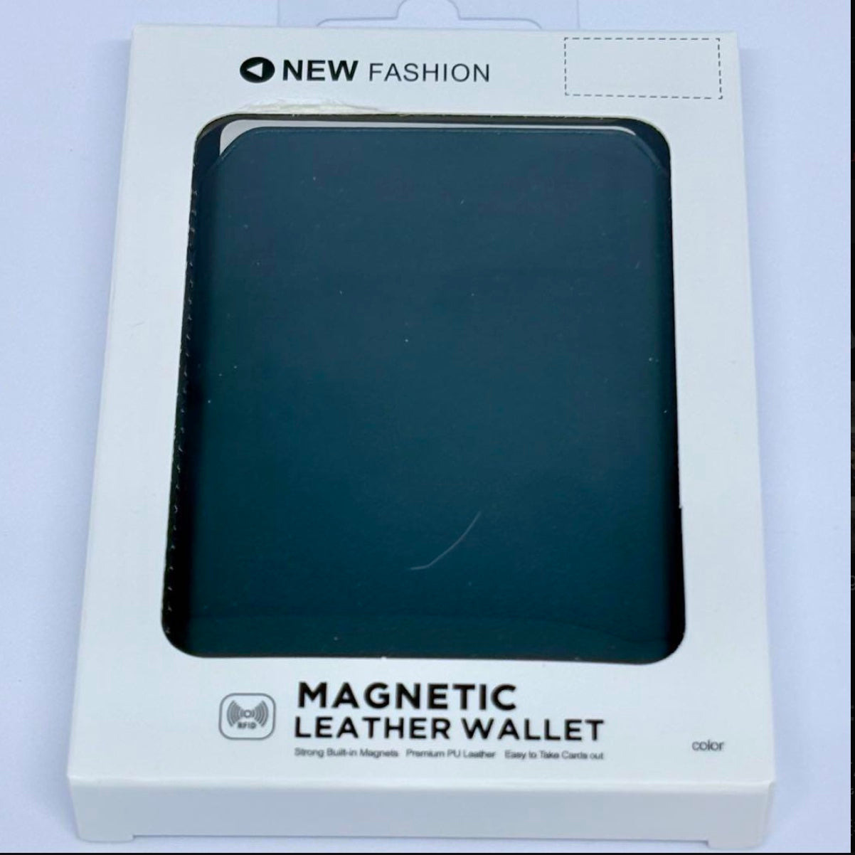 Magnetic Leather Wallet  attach securely to your smartphone using MagSafe technology