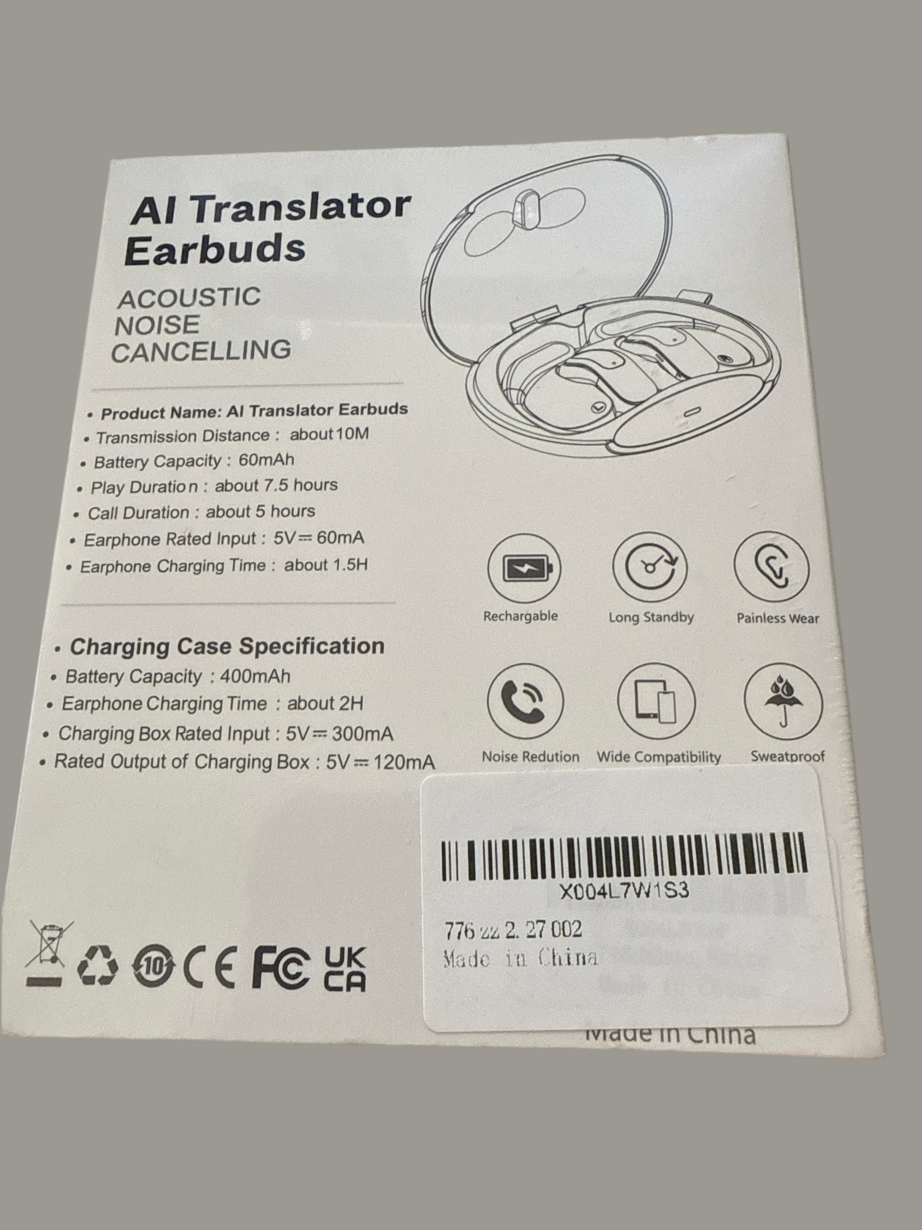 EarFun OpenJump AI Translator Earbuds,
