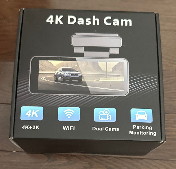 Dash Cam, 4K+2K Full HD Dash Cam Front and Rear