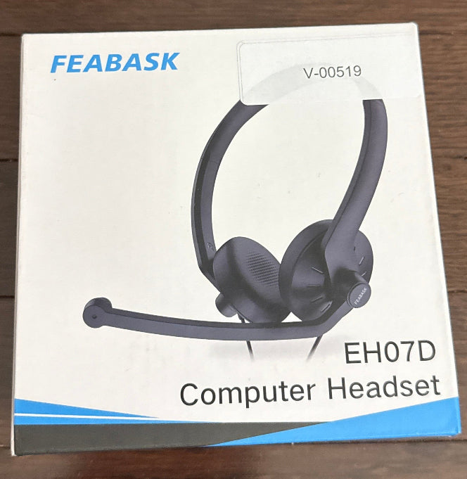 FEABASK USB Headset designed for PC and laptop