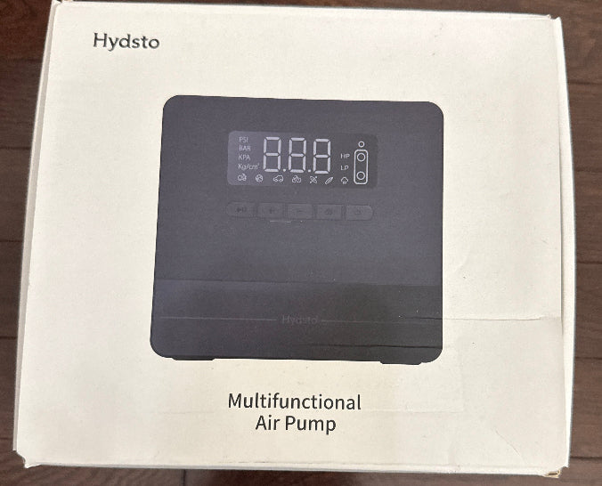 HYDSTO Portable Air Compressor, Air Pump for Car Tires Tire Pump for Bikes (up to 150 PSI),