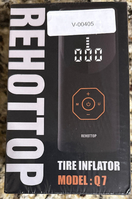Tire Inflator Portable Air Compressor, Model Q7  160psi *Best*