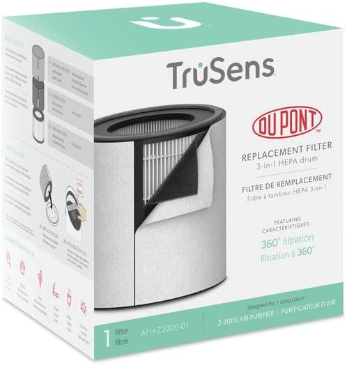 TruSens DuPont Standard HEPA Replacement Filter for Z-3000 TruSens Air Purifier.