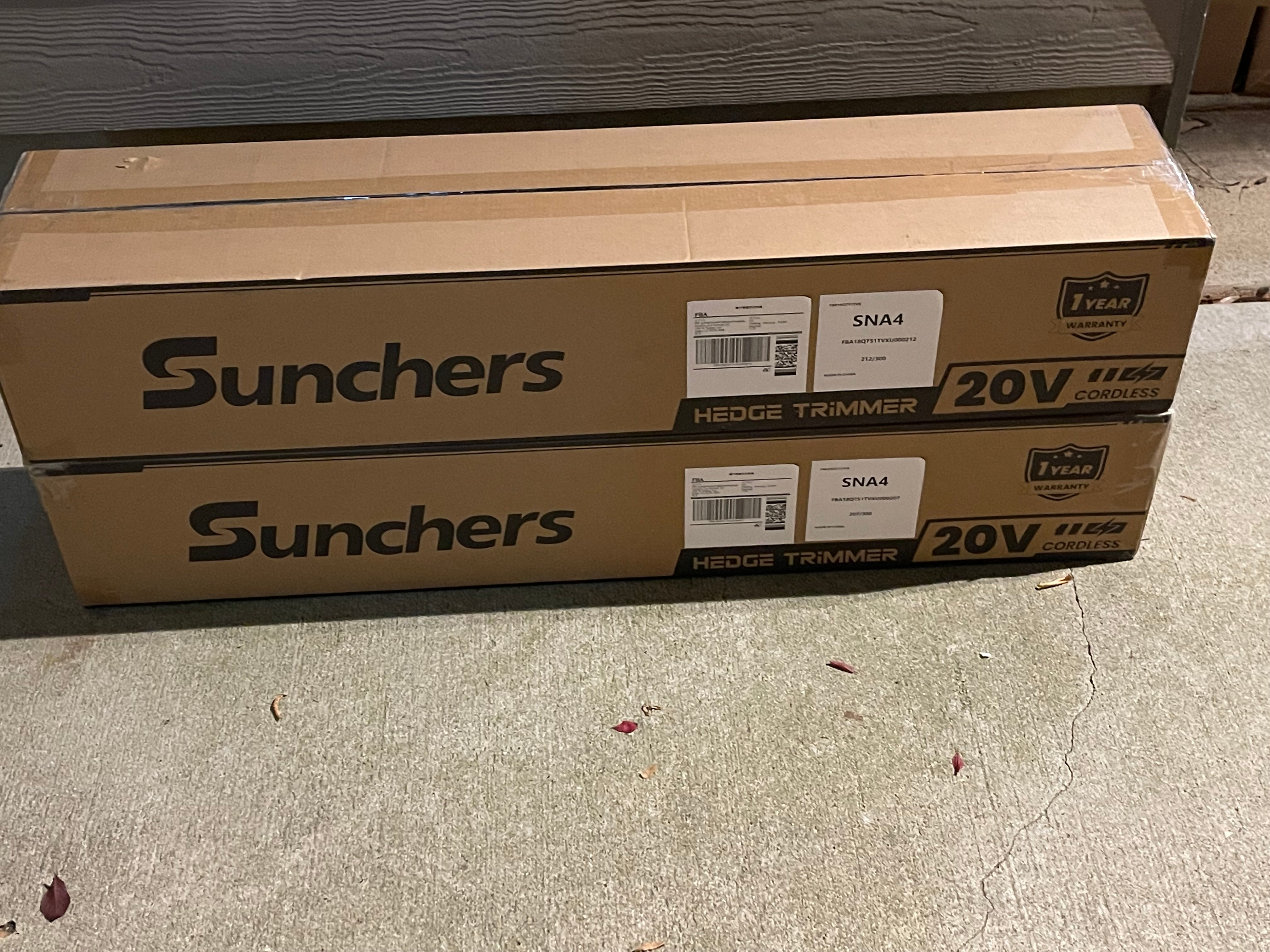 Sunchers 20V cordless Hedge Trimmer ap