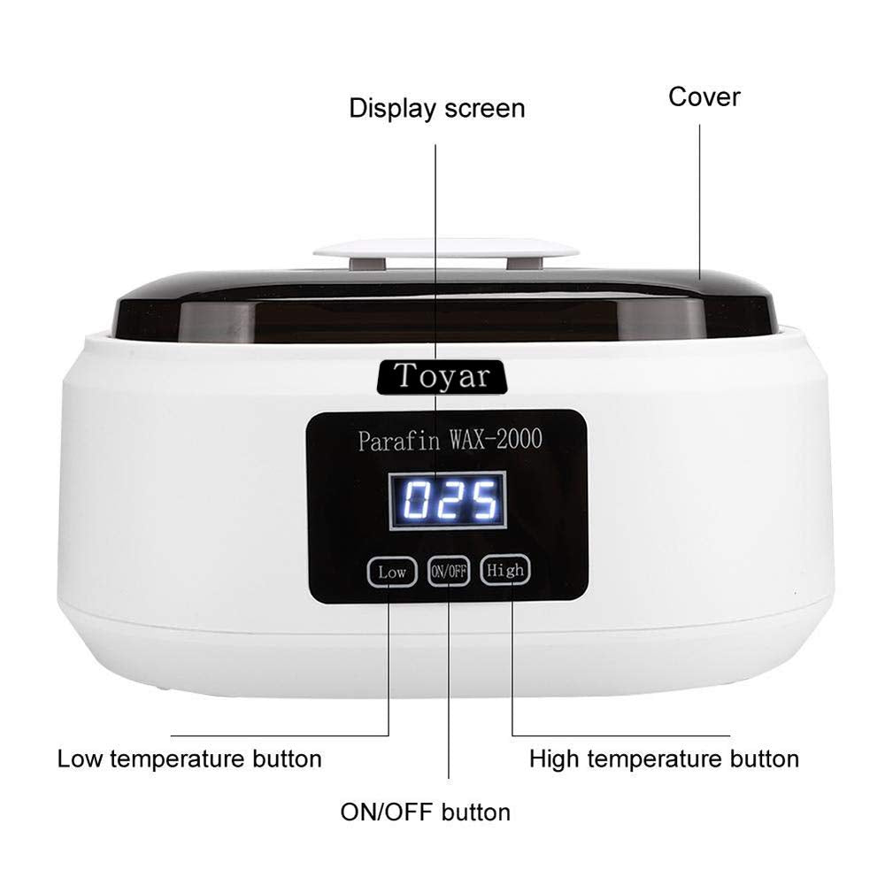 Toyar Paraffin Wax Machine for Hand and Feet，Touchscreen Paraffin Wax
