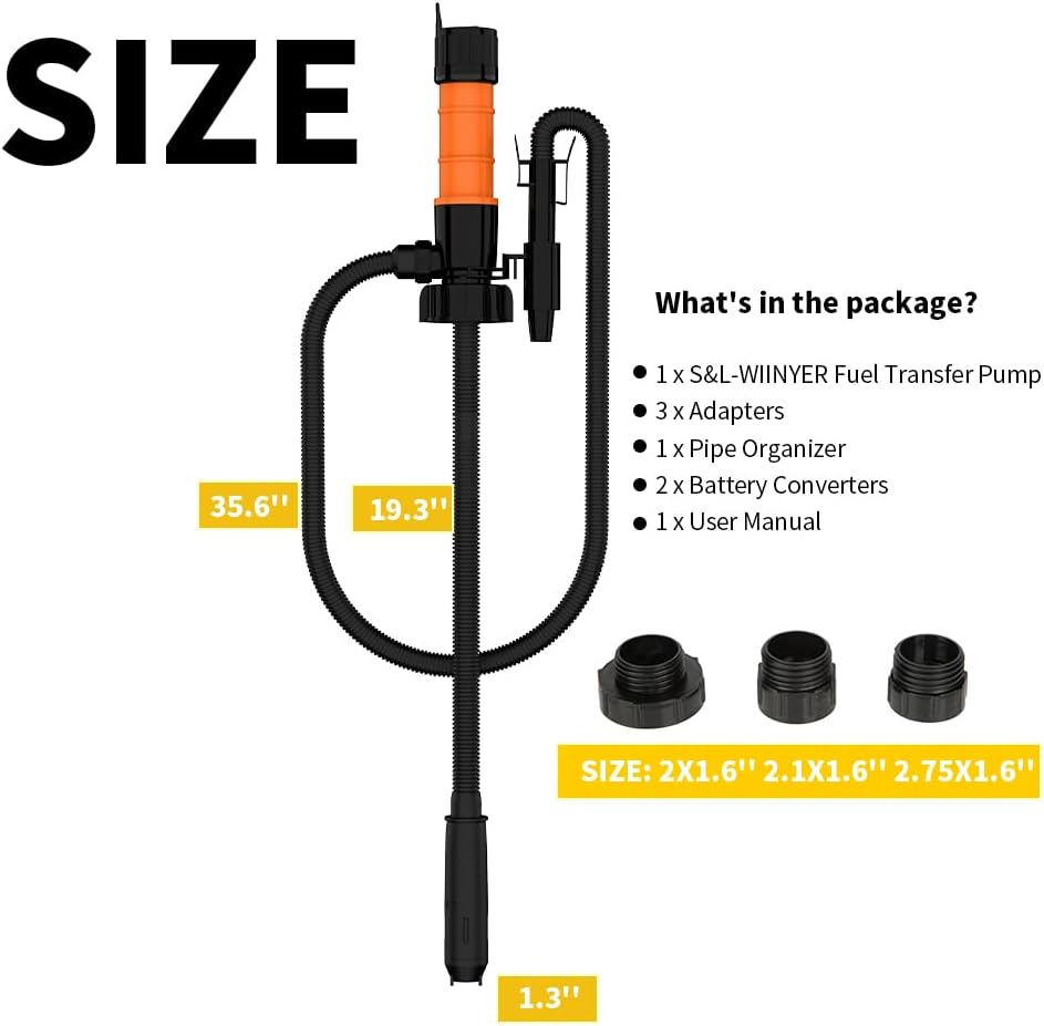S&L-Winyer Battery Powered Fuel Transfer Pump