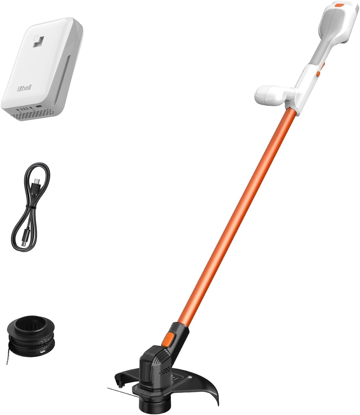 Litheli Cordless Weed Wacker 10 Inch, U20 Handy+ 20V String Trimmer &amp; Weed Eater