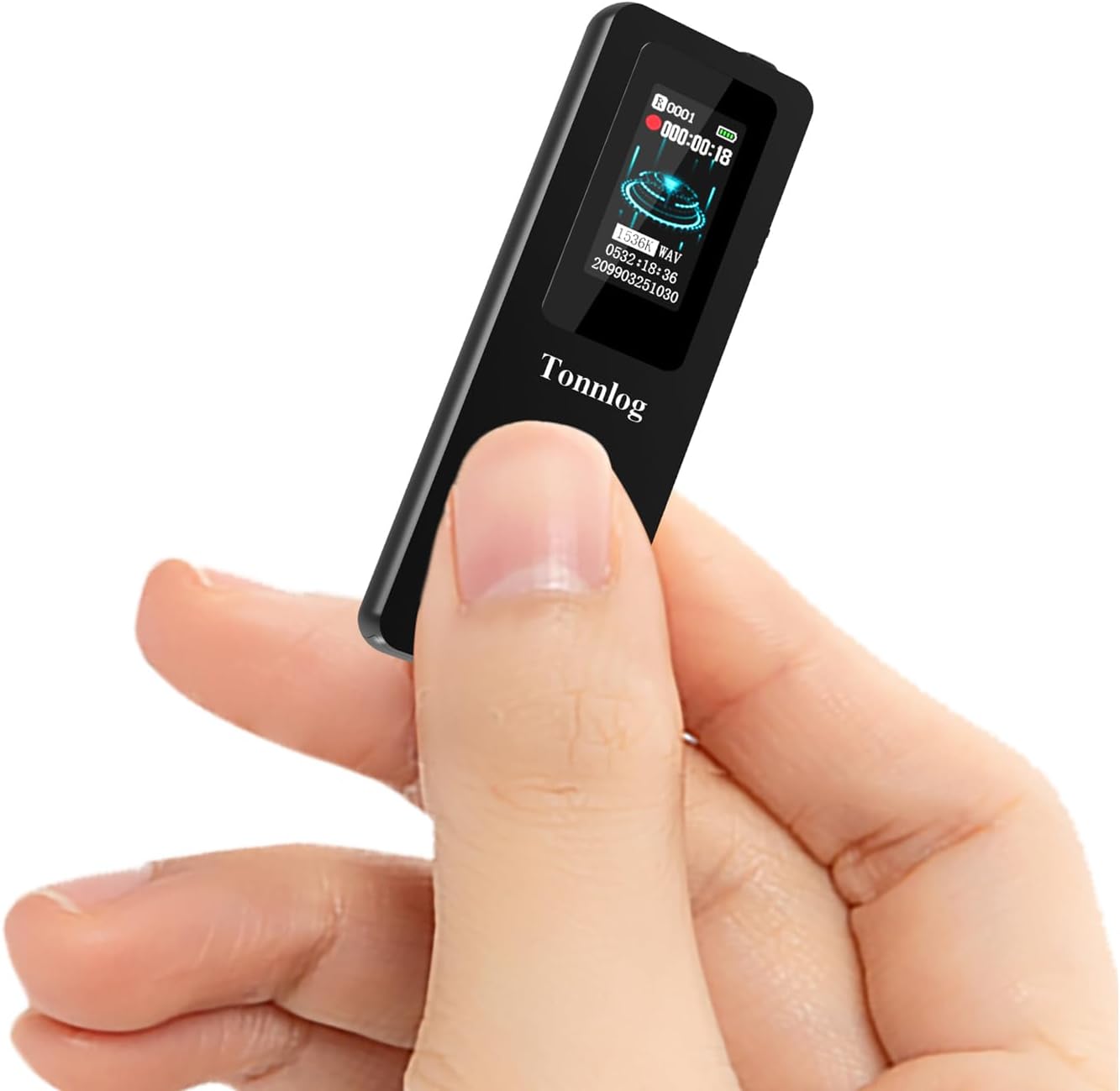 Tonnlog v73 1536Kbps Voice Activated Recorder with Playback,