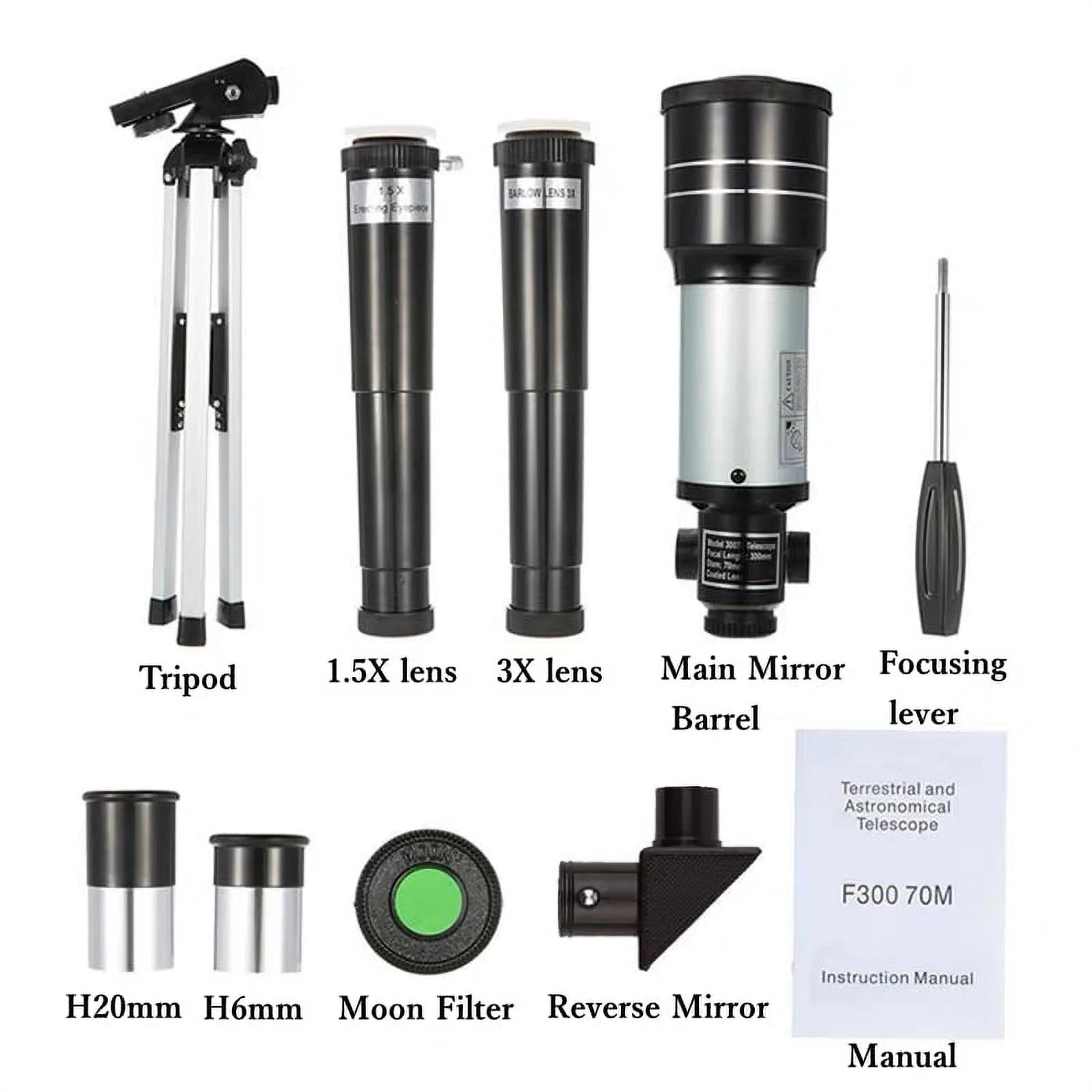 The F30070M Telescope for Kids