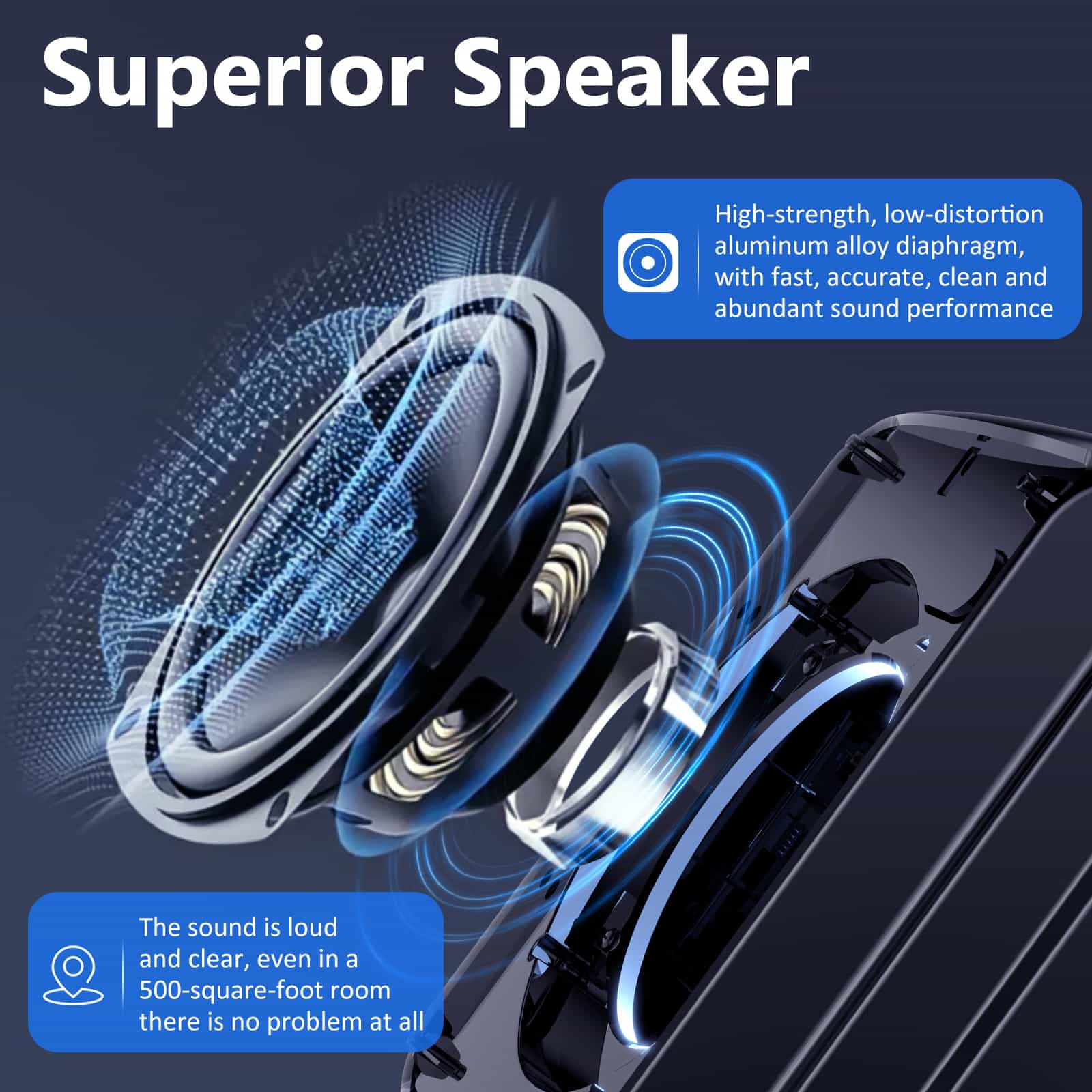 JYX D13 Portable Karaoke Machine with 2 Microphones