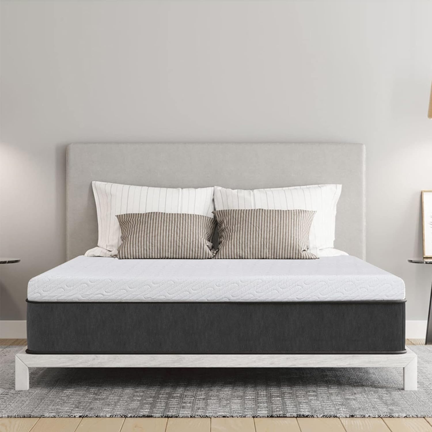 ValueXe Gel Memory Foam Mattress Topper Twin Size High Density Cooling Pad Pressure Relief