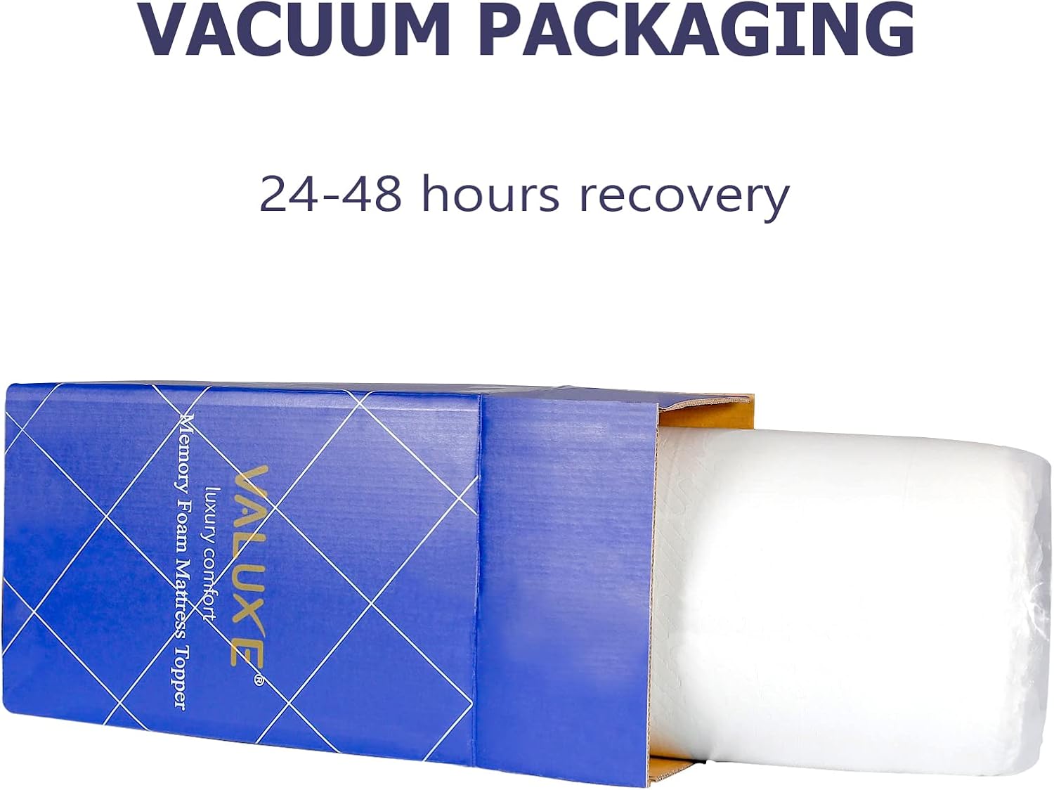 ValueXe Gel Memory Foam Mattress Topper Twin Size High Density Cooling Pad Pressure Relief