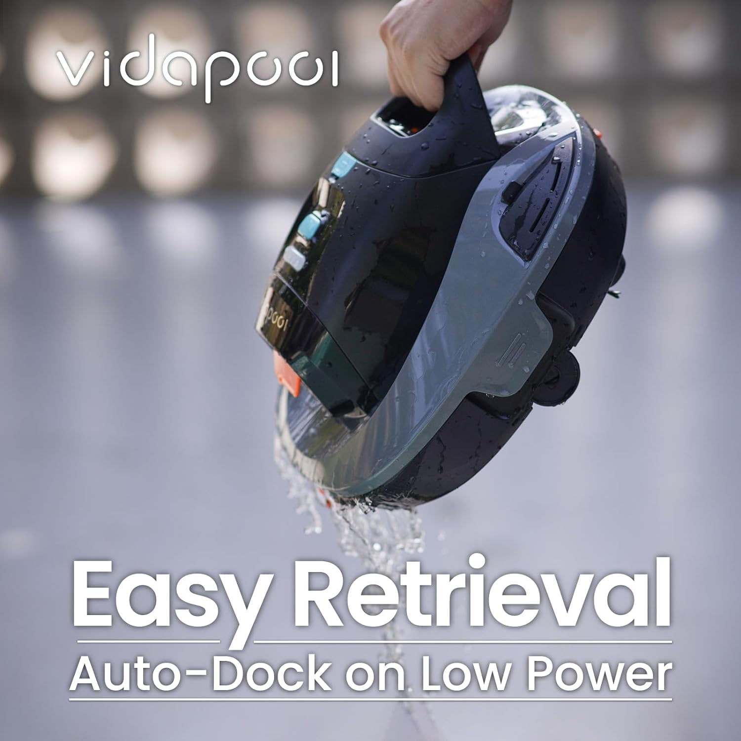 The Vidapool Robotic Pool Vacuum Cleaner