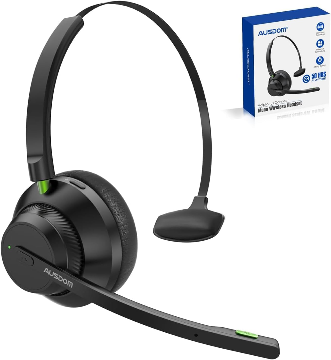 Ausdom Mono Wireless Headset