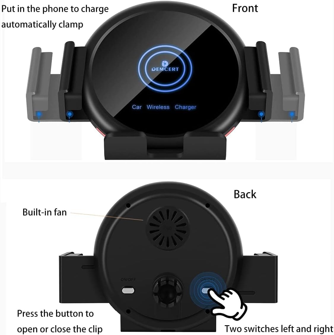 DEMCERT Wireless Car Charger