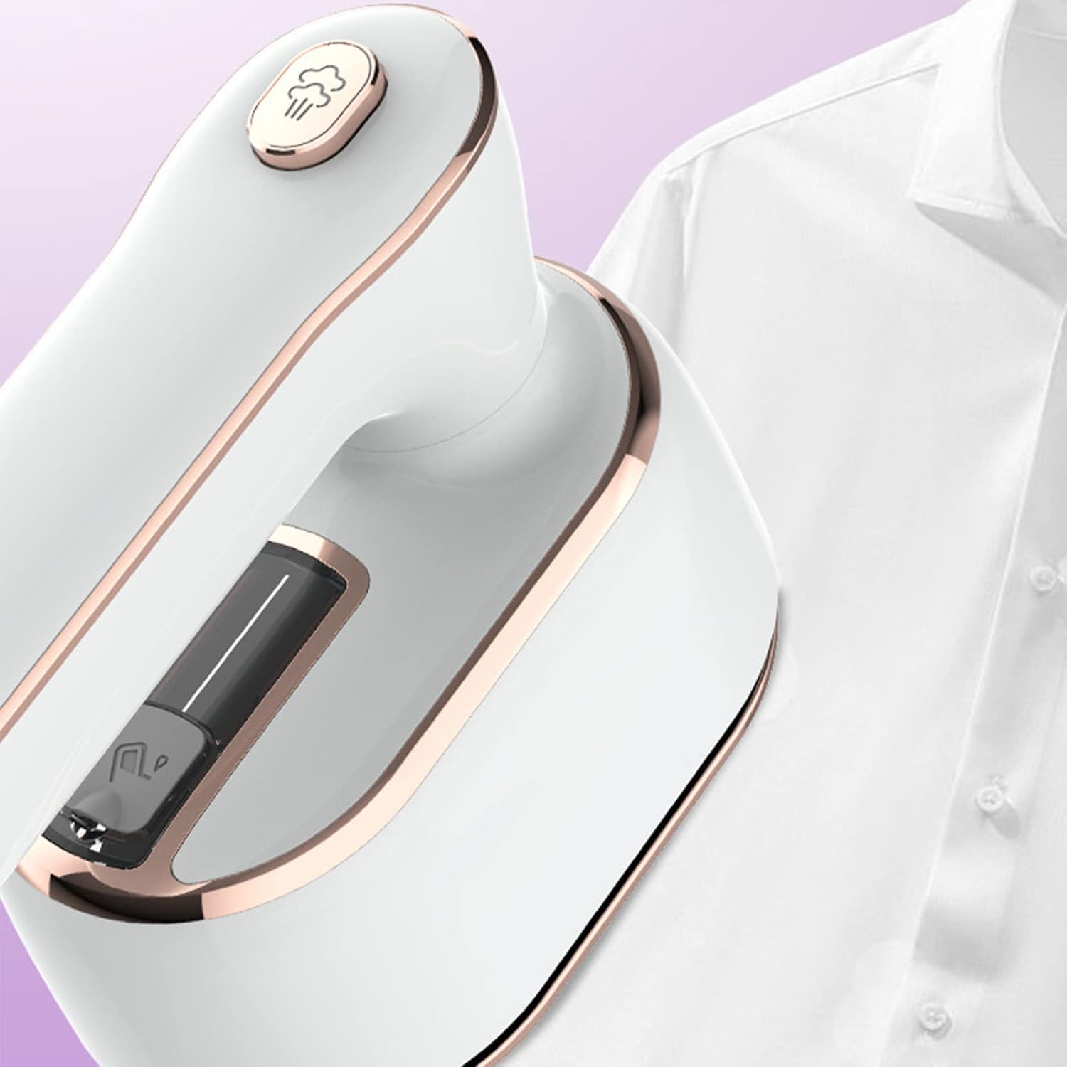 180 Rotating Handheld 2-in-1 Foldable Mini Steam Iron, 1000W