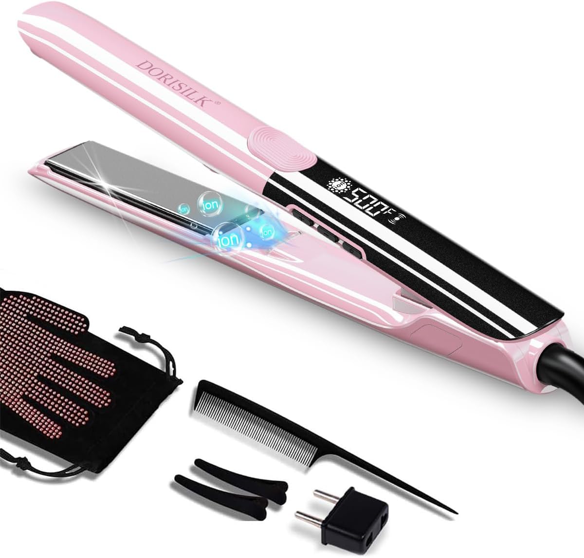 DORISILK 500 Degree High Temp Professional Hair Straightener