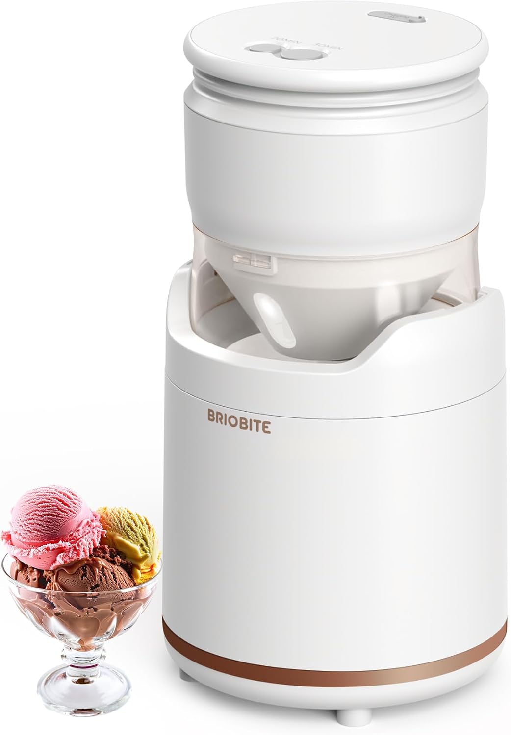 Briobite Ice cream machine BL500 Rechargeable & Compact