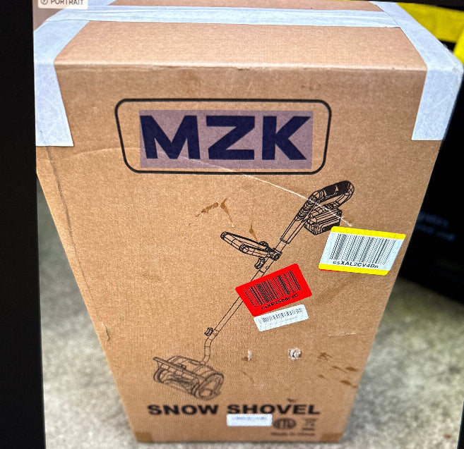 The MZK 20V 13-Inch Cordless Snow Shovel offers efficient snow clearing