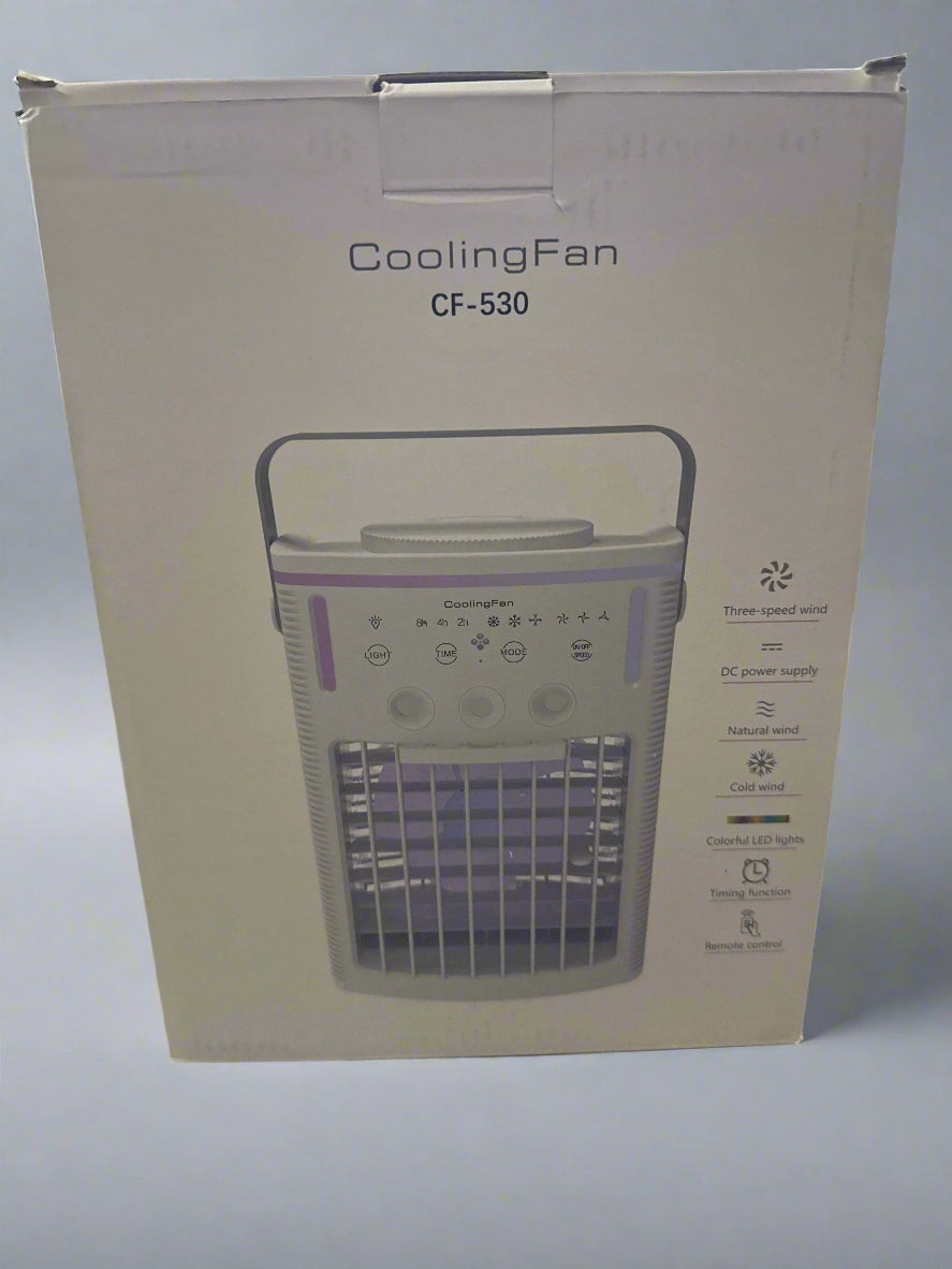 Portable Air Conditioners, Mini Air Conditioner Portable Cooling Fan - White