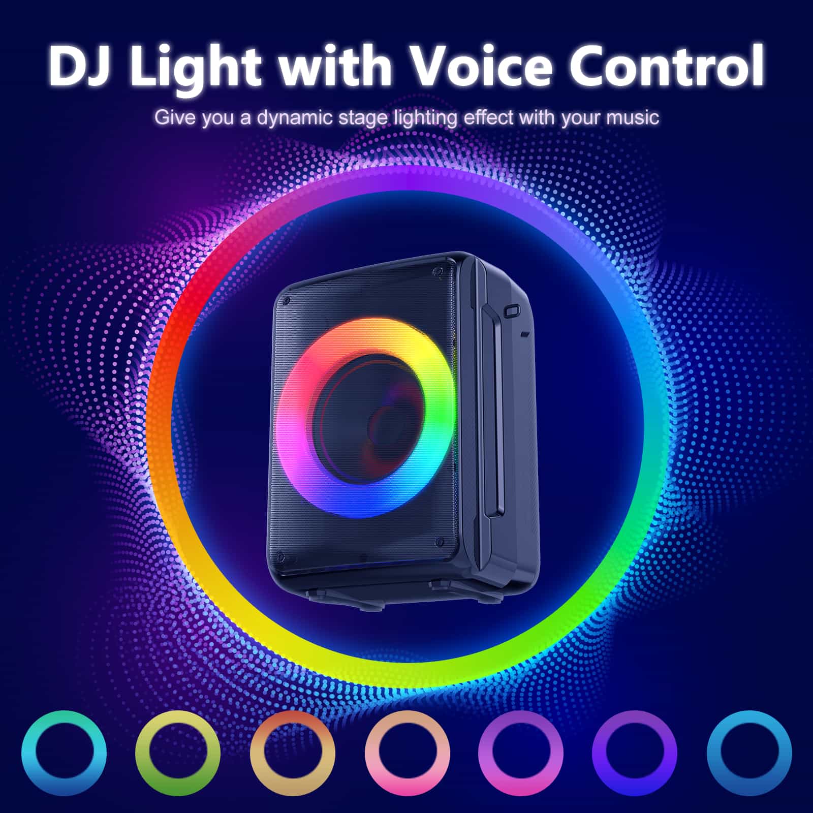 JYX D13 Portable Karaoke Machine with 2 Microphones